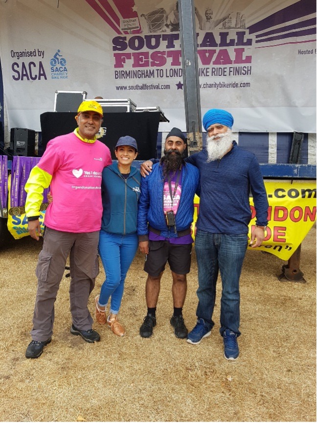 Sikh Arts Cultural Association Charity Bikeride 1